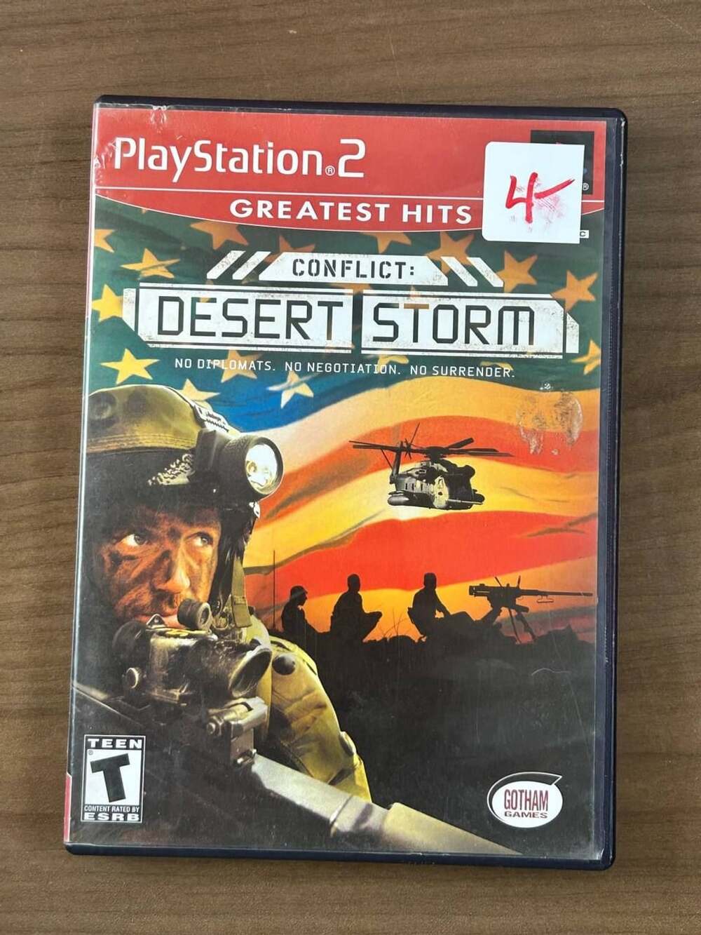 Conflict Desert Storm Greatest Hits PS2 PlayStation 2 2002 Gotham Games NTSC